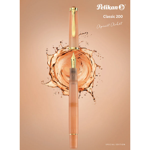 pelikan Pelikan Classic M200 Apricot Achat Special Edition Fountain Pen