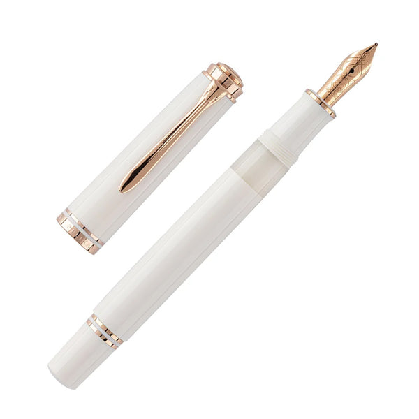 Pelikan Pelikan Souverän M600 White & Rose Gold Special Edition Fountain Pen