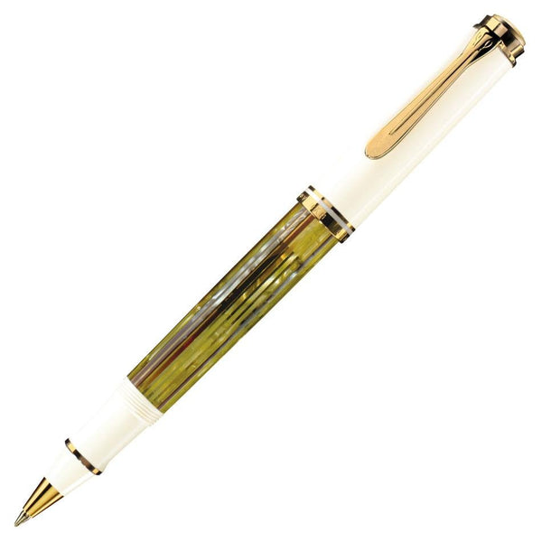 pelikan Pelikan Souveran R400 Rollerball Pen - White Tortoiseshell