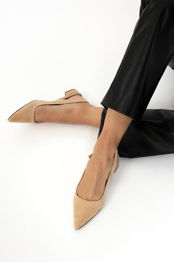 Pelle Moda Aali Flat - Latte