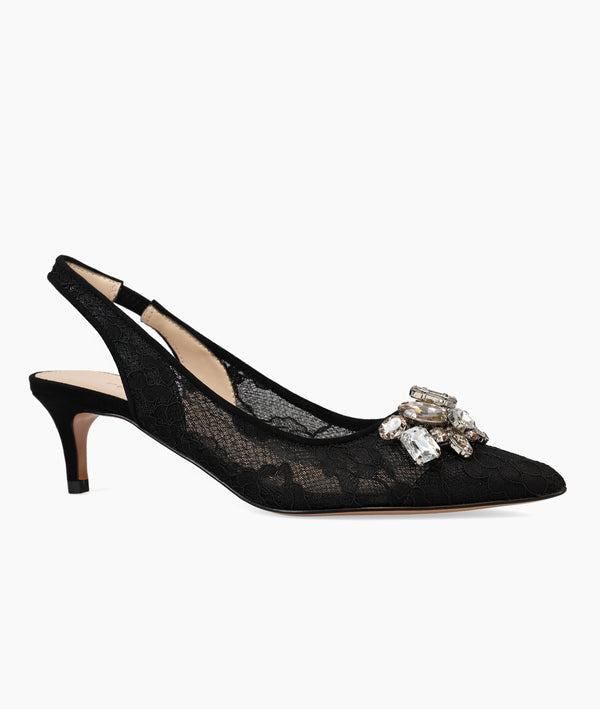 Pelle Moda Adenn Low Heel - Black