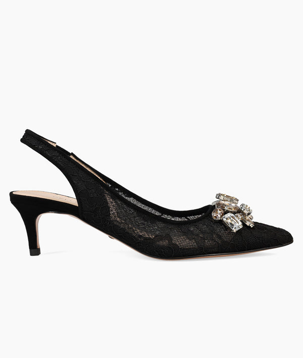 pelle moda Adenn Low Heel - Black