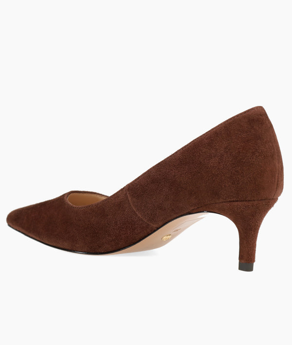 Pelle Moda Aeri Low Heel - Espresso