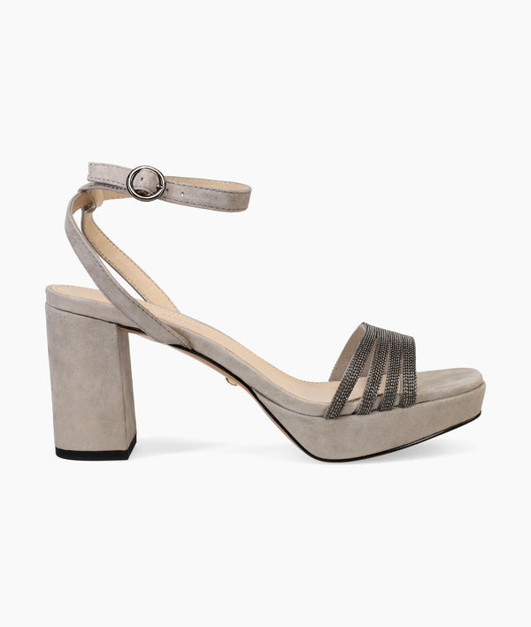 pelle moda Aliana Platform - Pewter
