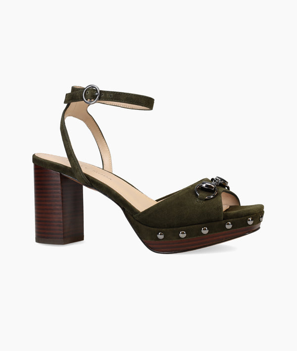 Pelle Moda Anara Platform - Dark Olive