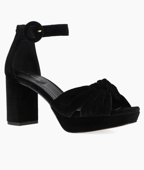 Pelle Moda Anesa 2 Platform - Black - Velvet