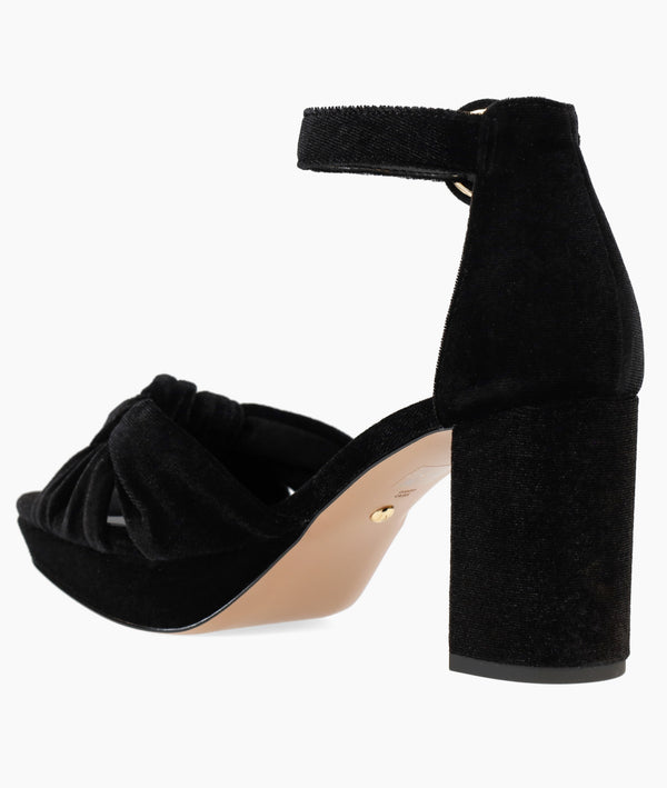 Pelle Moda Anesa 2 Platform - Black - Velvet