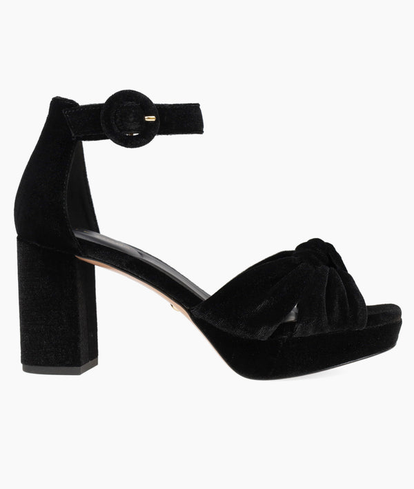 pelle moda Anesa 2 Platform - Black - Velvet