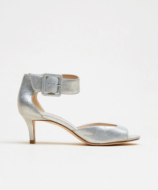 pelle moda Berlin Low Heel - Silver