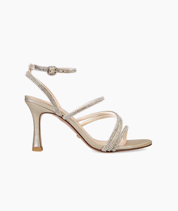 pelle moda Brenen Mid Heel - Gold