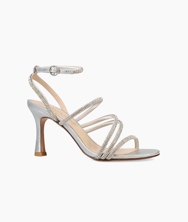 Pelle Moda Brenen Mid Heel - Silver