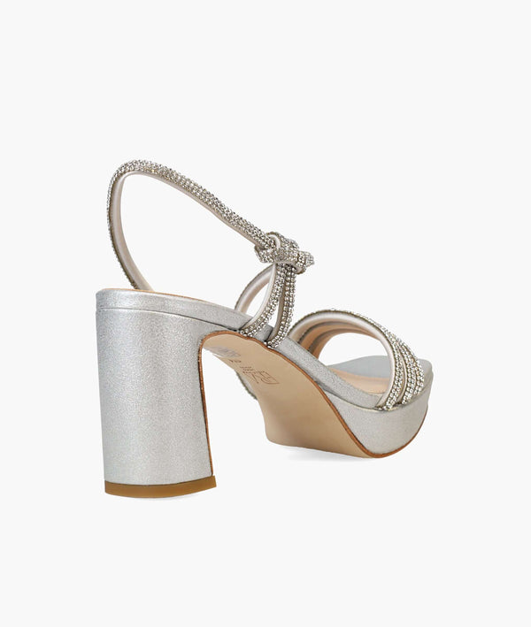 Pelle Moda Darine Platform - Silver