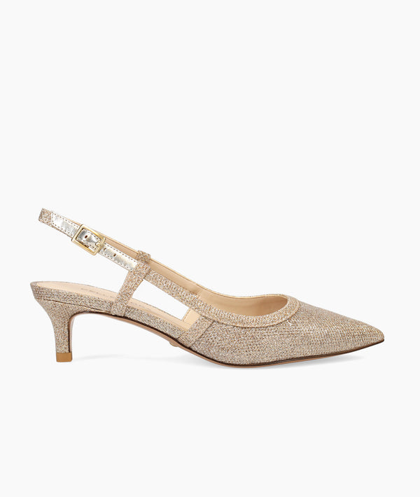 pelle moda Deena 2 Low Heel - Gold