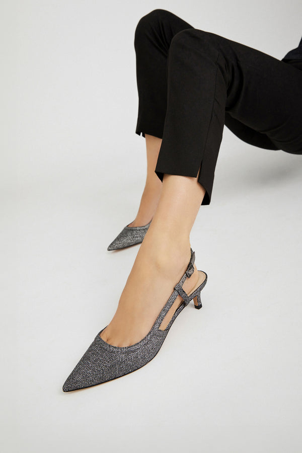 Pelle Moda Deena 2 Low Heel - Pewter