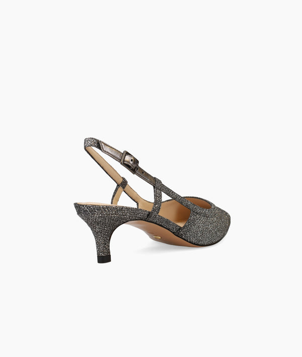 Pelle Moda Deena 2 Low Heel - Pewter