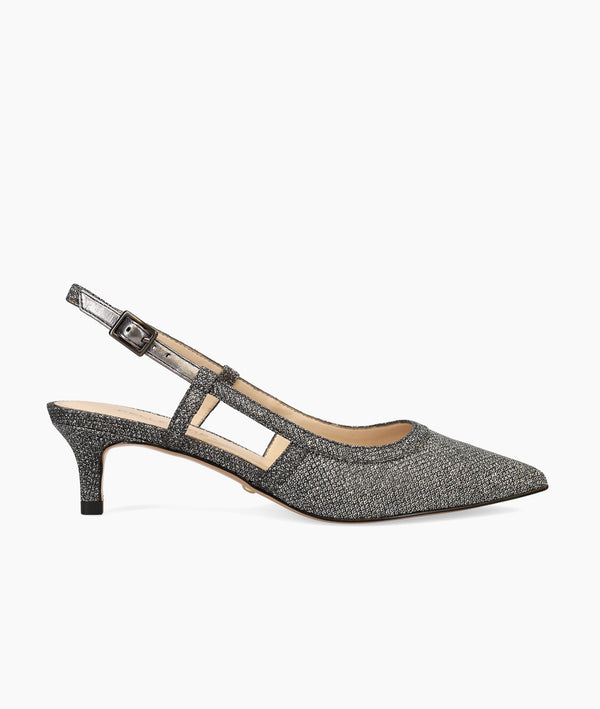 pelle moda Deena 2 Low Heel - Pewter