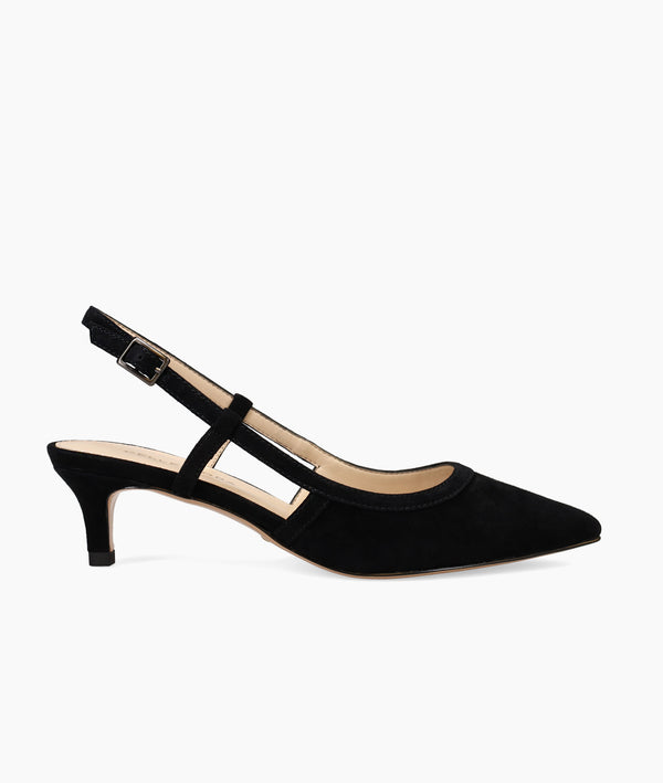pelle moda Deena Low Heel - Black