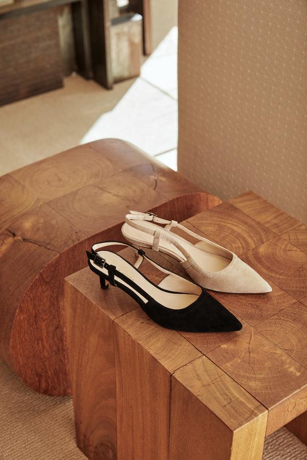 Pelle Moda Deena Low Heel - Mushroom