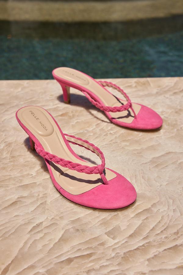 Pelle Moda Earlen Low Heel - Pink