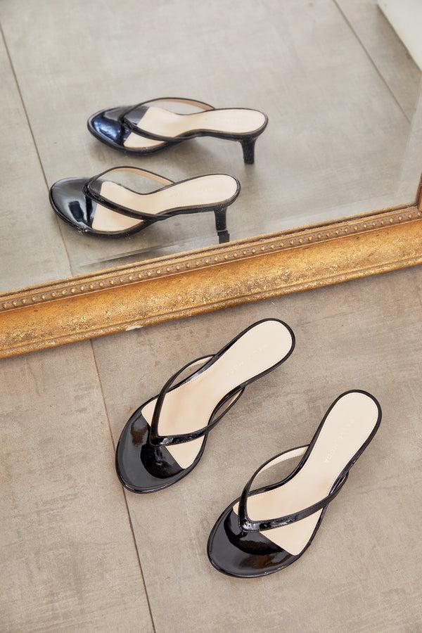 Pelle Moda Effi 4 Low Heel - Black