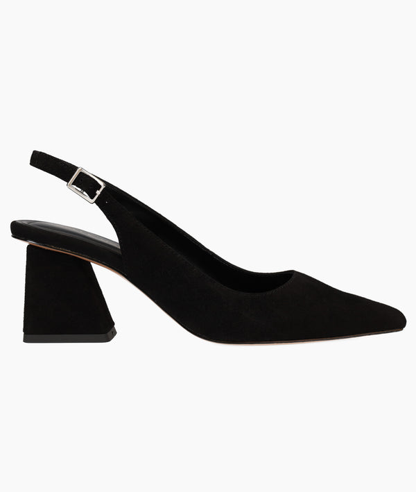 pelle moda Florin Low Heel - Black
