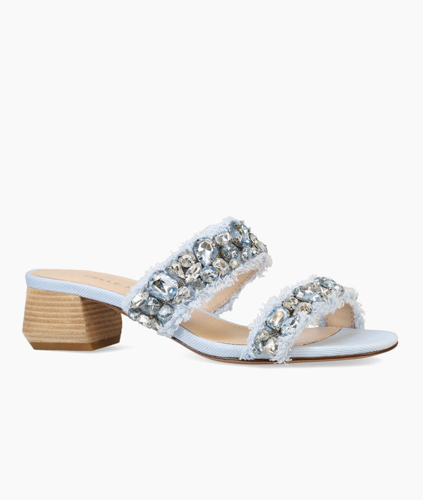 Pelle Moda Iona 2 Slide - Light Blue