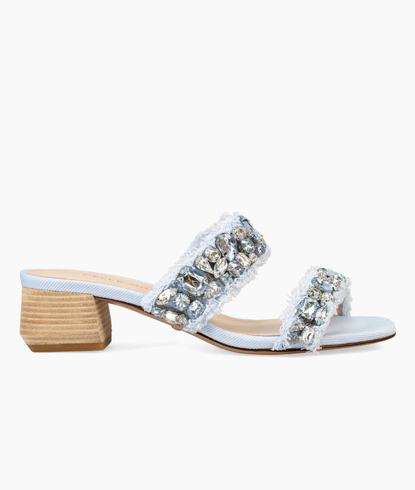 pelle moda Iona 2 Slide - Light Blue