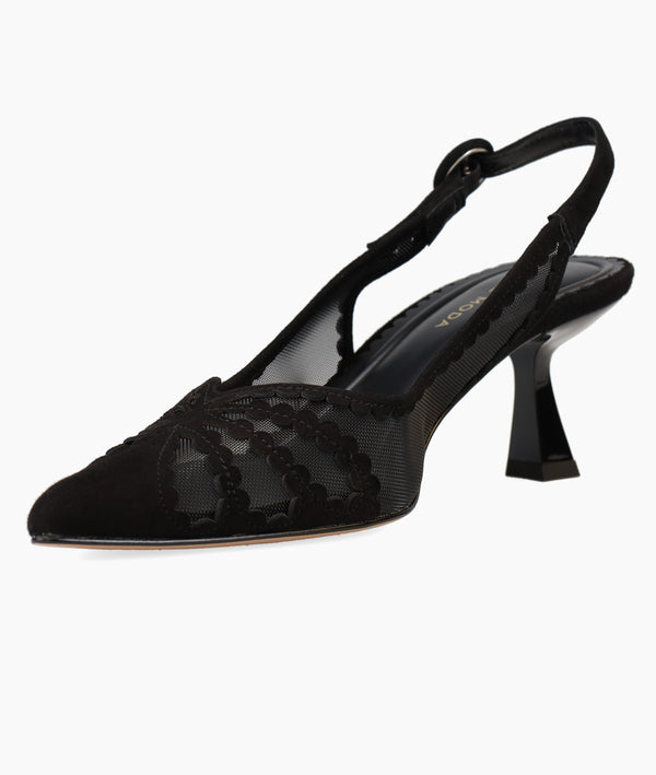 Pelle Moda Jacie Mid Heel - Black
