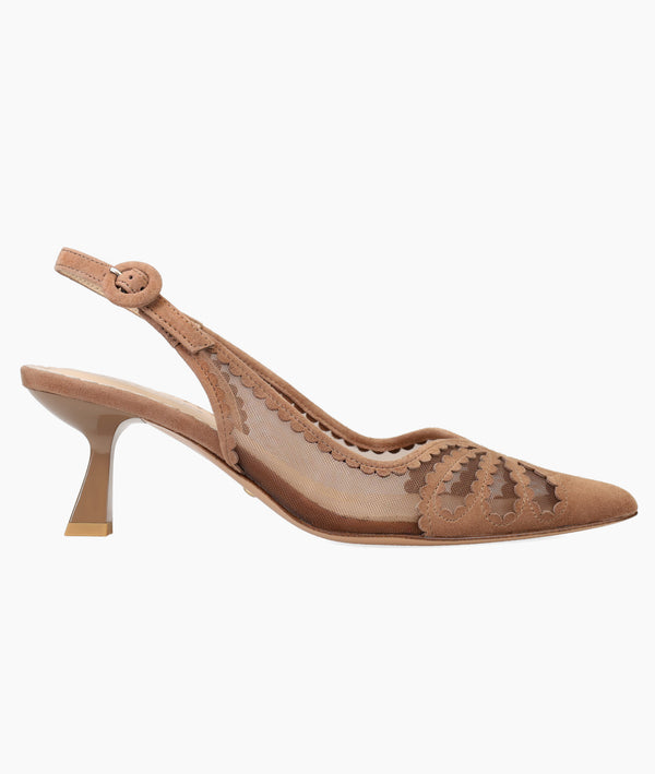 pelle moda Jacie Mid Heel - Taupe