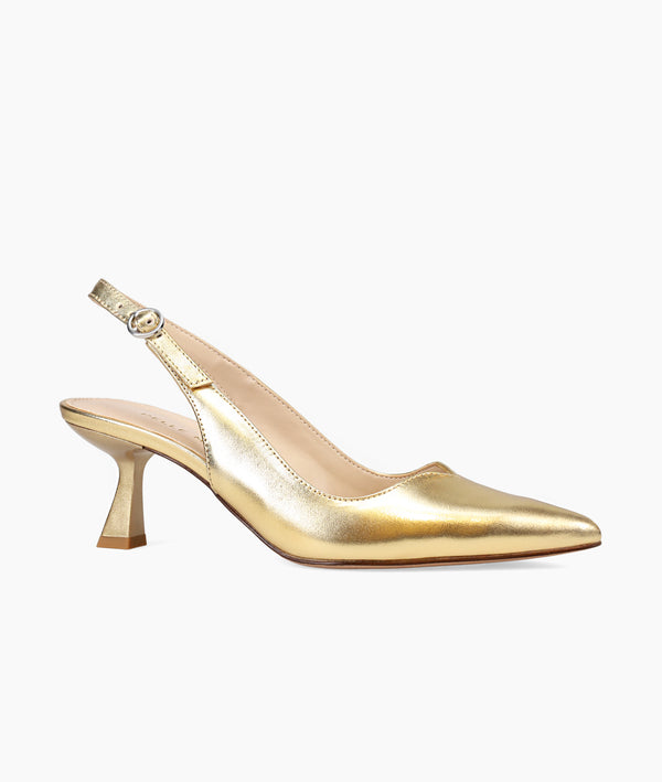 Pelle Moda Janah Mid Heel - Gold