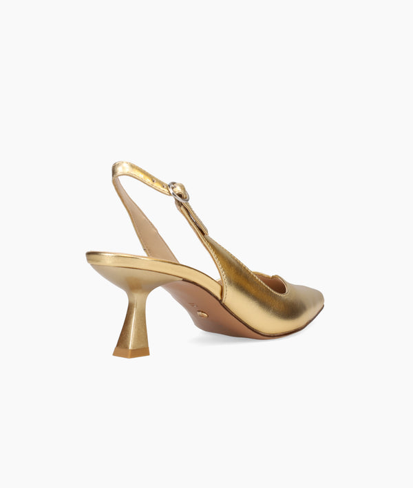 Pelle Moda Janah Mid Heel - Gold