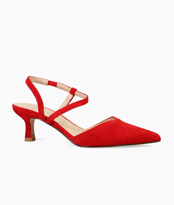 Pelle Moda Kearn Low Heel - Red