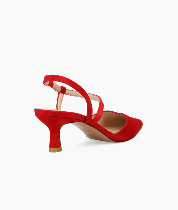 Pelle Moda Kearn Low Heel - Red