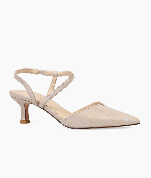 Pelle Moda Kearn Low Heel - Shimmer Taupe