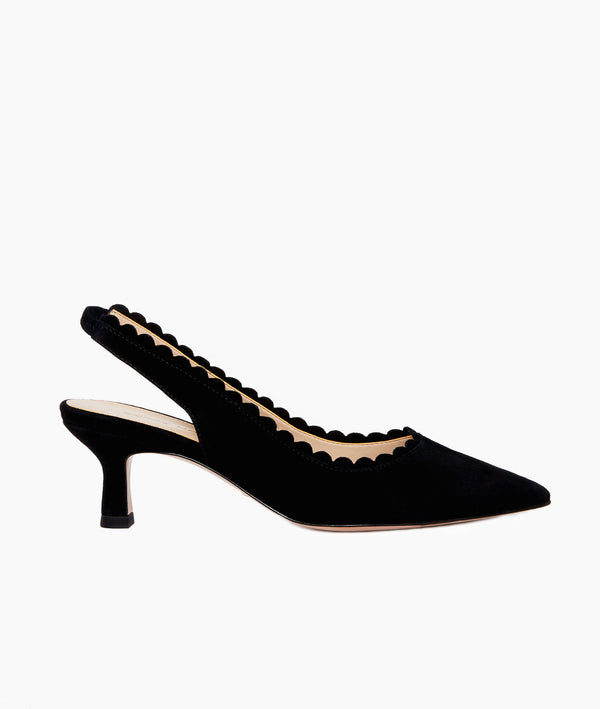 pelle moda Kelsa Low Heel - Black