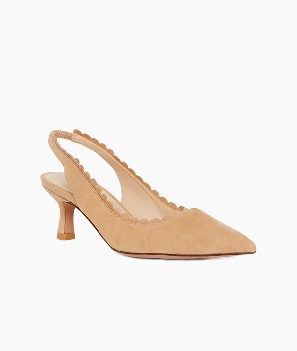 Pelle Moda Kelsa Low Heel - Latte