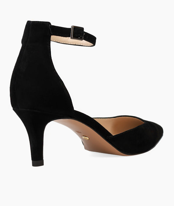 Pelle Moda Kendal Low Heel - Black Suede