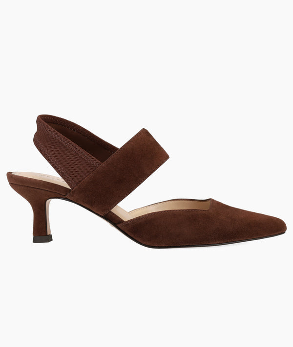 pelle moda Kiam Low Heel - Espresso