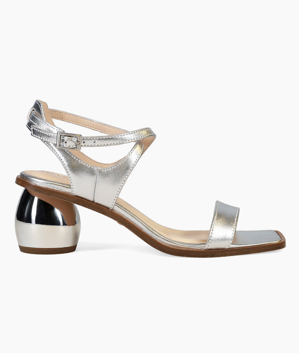 pelle moda Laika 2 Low Heel - Silver