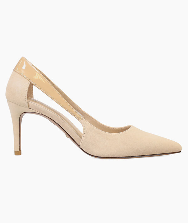 pelle moda Libbi Mid Heel - Beige