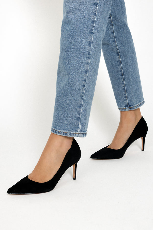 Pelle Moda Lizel Mid Heel - Black