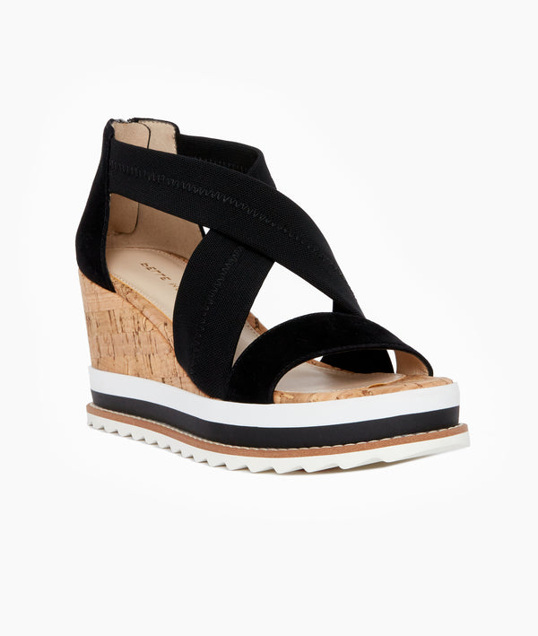 Pelle Moda Medina Wedge - Black