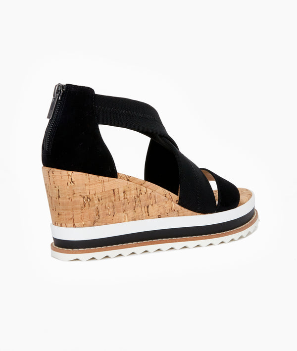 Pelle Moda Medina Wedge - Black