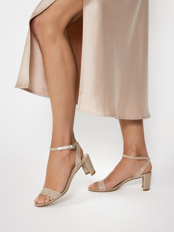Pelle Moda Moira 2 Low Heel - Gold