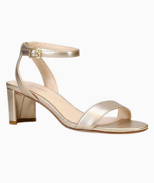 Pelle Moda Moira 2 Low Heel - Light Gold