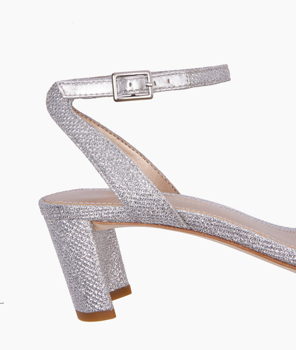 Pelle Moda Moira 2 Low Heel - Silver