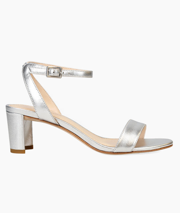 pelle moda Moira 2 Low Heel - Silver