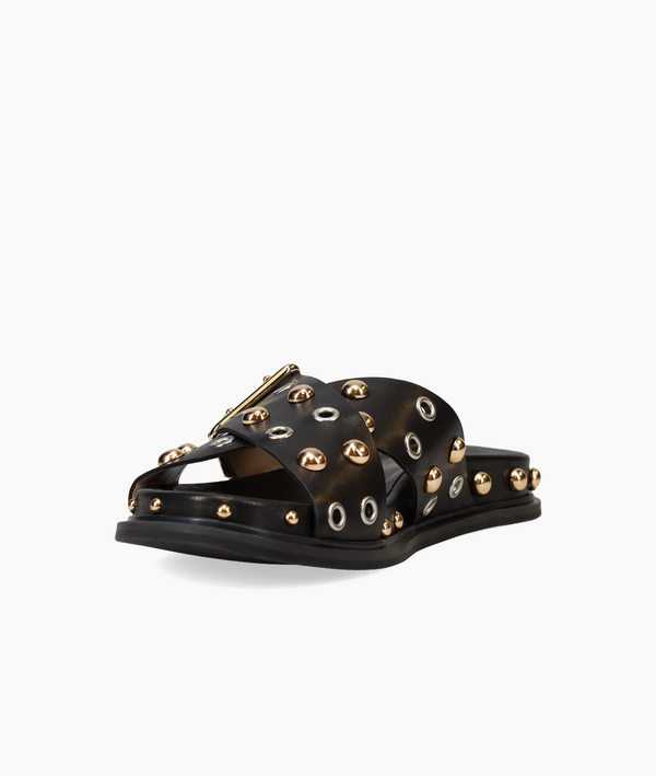 Pelle Moda Niana Slide - Black