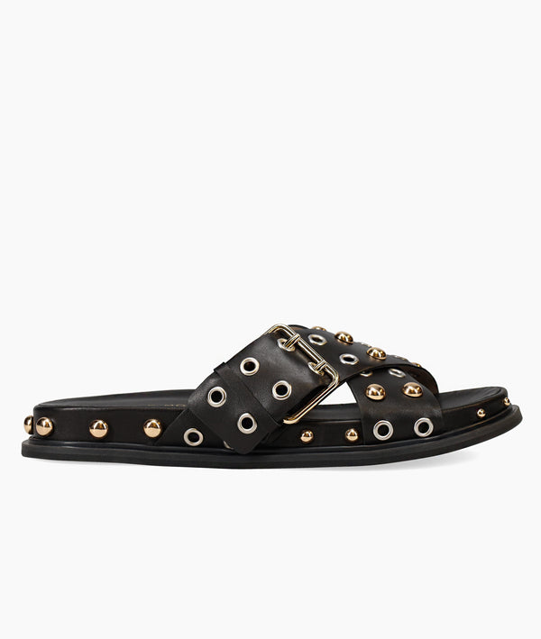 pelle moda Niana Slide - Black