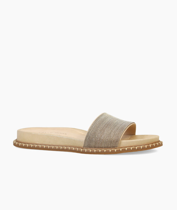 Pelle Moda Nyra Slide - Gold